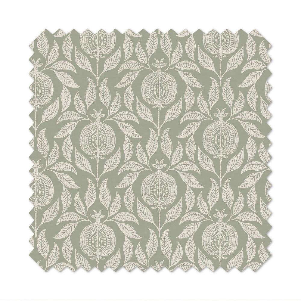 Graham & Brown Apple Of Grenada Sage Green Curtain