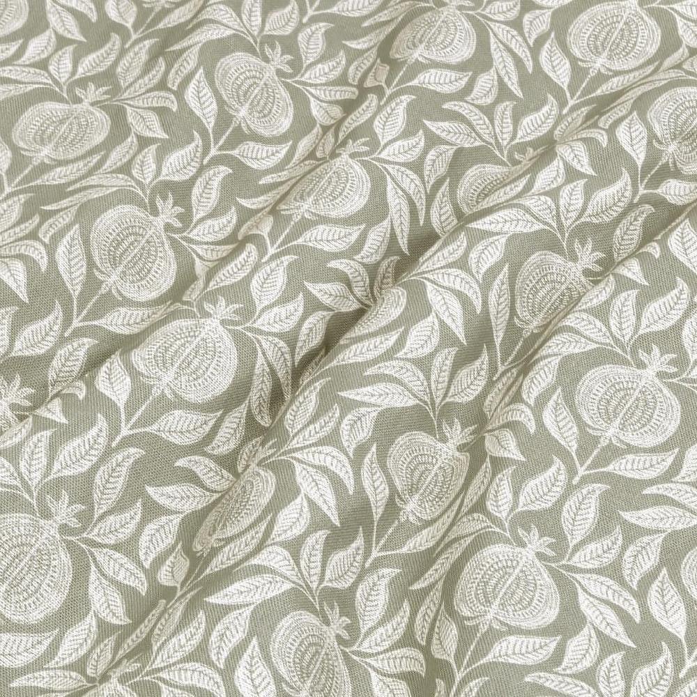 Graham & Brown Apple Of Grenada Sage Green Curtain