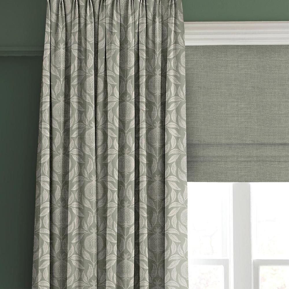 Graham & Brown Apple Of Grenada Sage Green Curtain