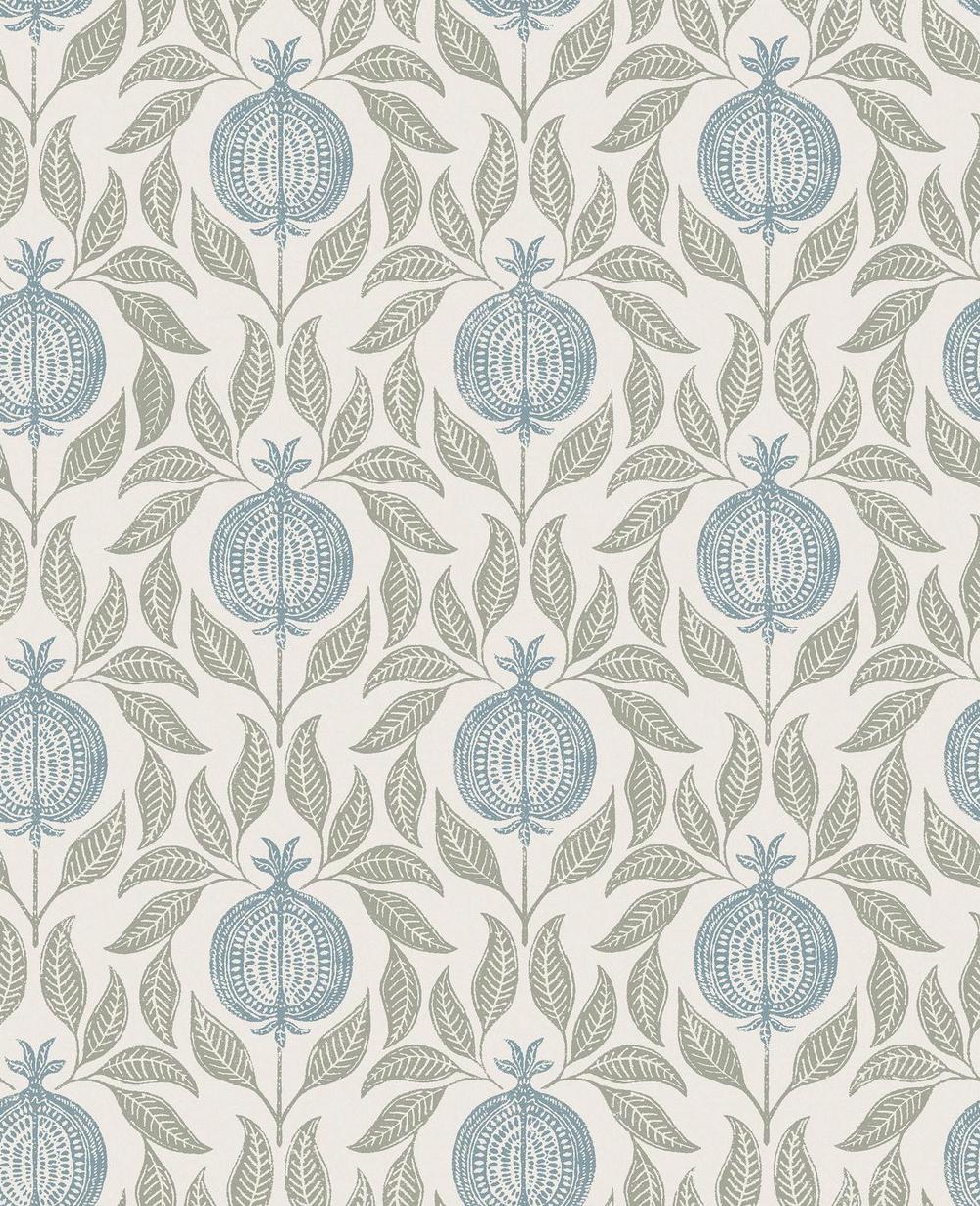 Graham & Brown Apple Of Grenada Sky & Green Wallpaper
