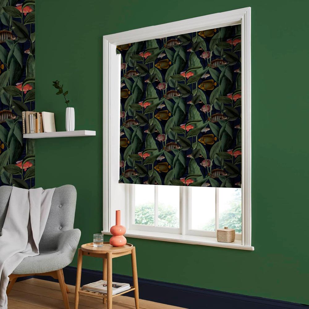 graham & brown Aquarium Deep Roller Shade