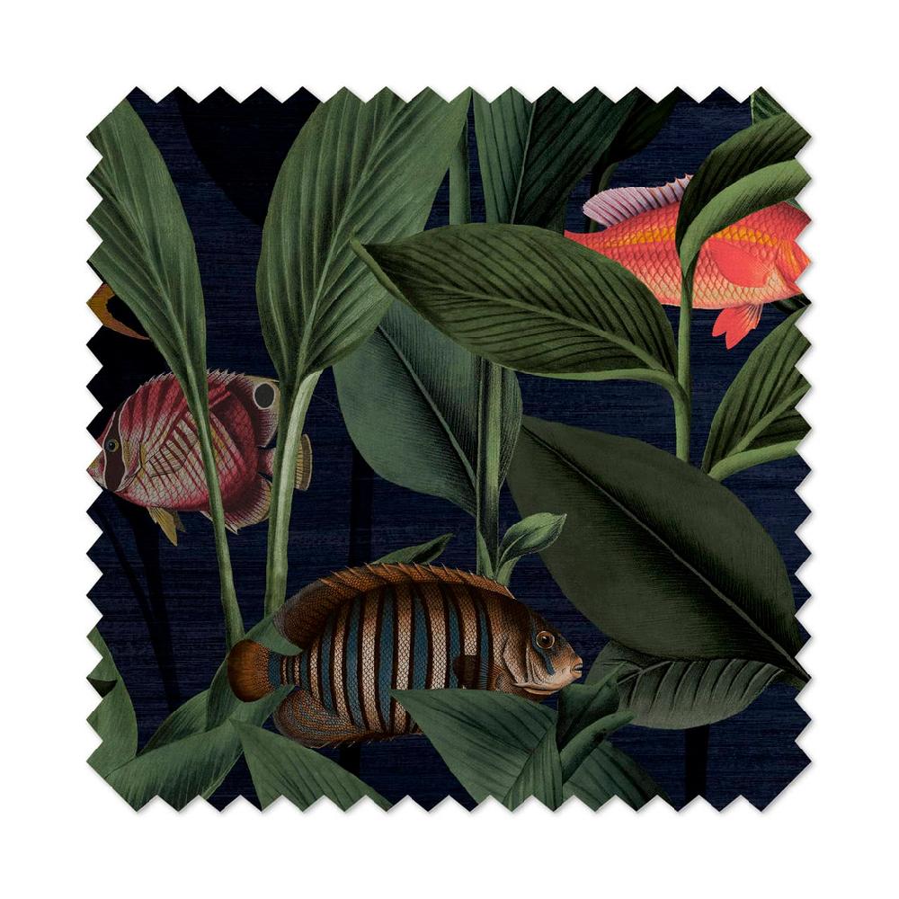 Graham & Brown Aquarium Deep Sea Curtain