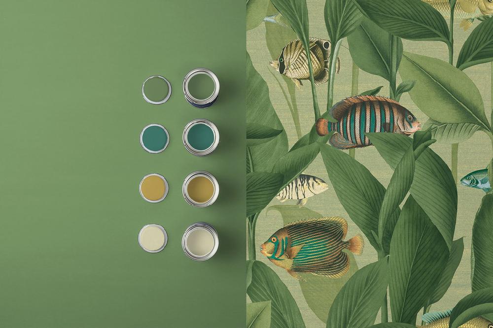 Graham & Brown Aquarium Green Wallpaper