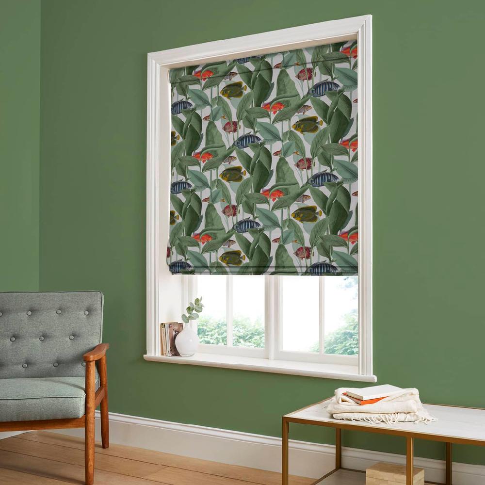graham & brown Aquarium Lush Roman Shade