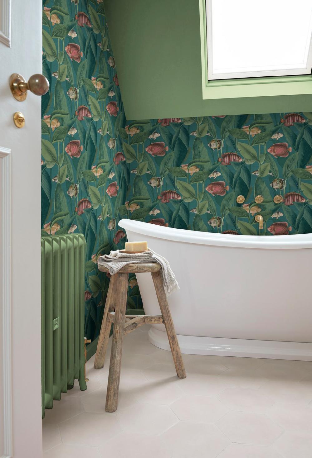 graham & brown Aquarium Teal Wallpaper
