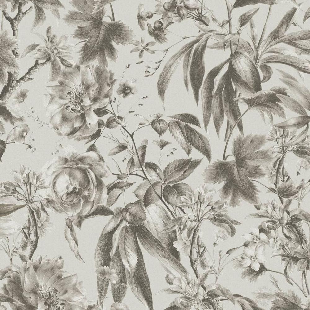 Graham & Brown Arcane Garden Silver Wallpaper