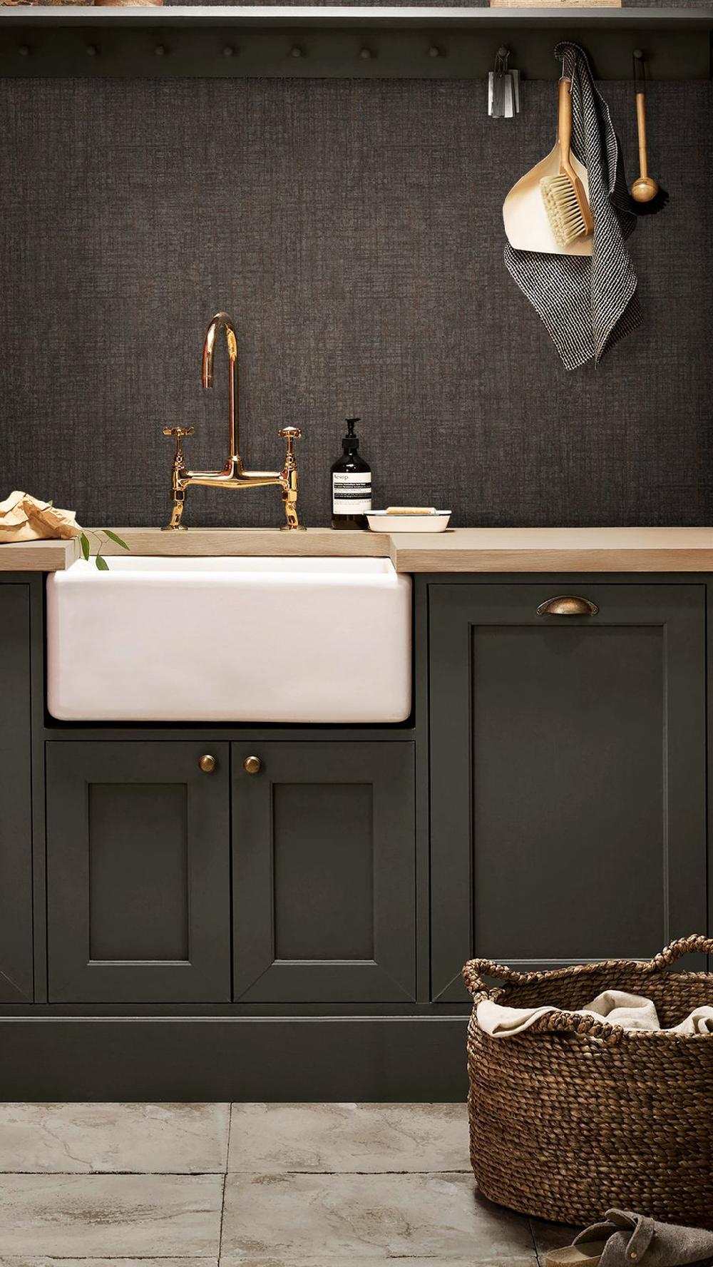 graham & brown Armando Chocolate Wallpaper