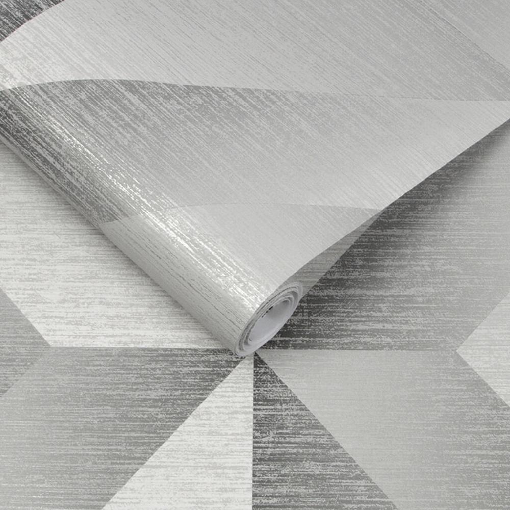 Graham & Brown Atelier Geo Slate Wallpaper