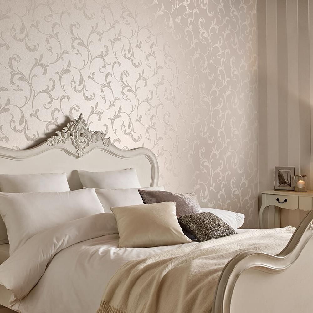 graham & brown Baroque Bead Pearl Wallpaper
