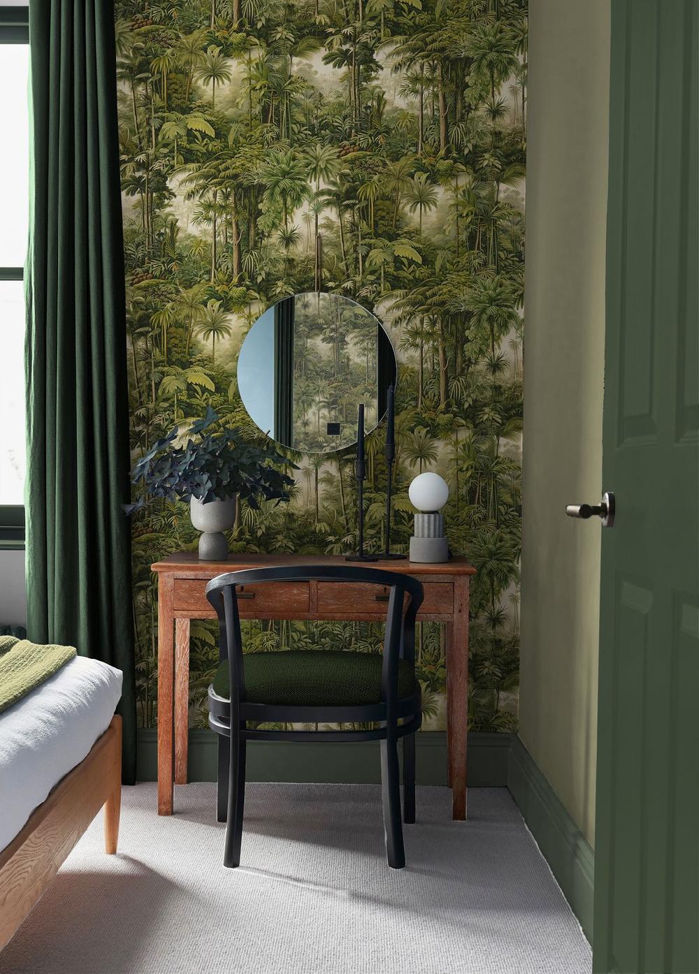 graham & brown Benmore Ridge Lush Green Wallpaper
