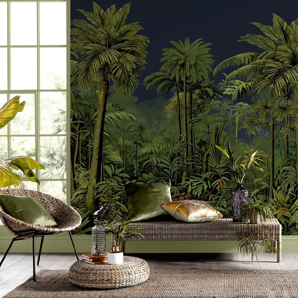 graham & brown Benmore Ridge Midnight Bespoke Mural