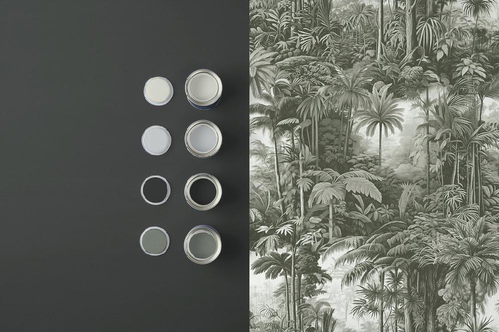 Graham & Brown Benmore Ridge Monochrome Wallpaper