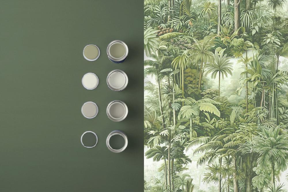 Graham & Brown Benmore Ridge Sage Fog Wallpaper