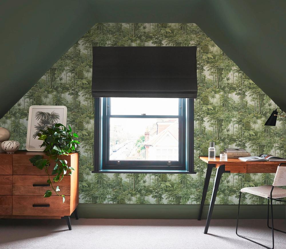 graham & brown Benmore Ridge Sage Fog Wallpaper