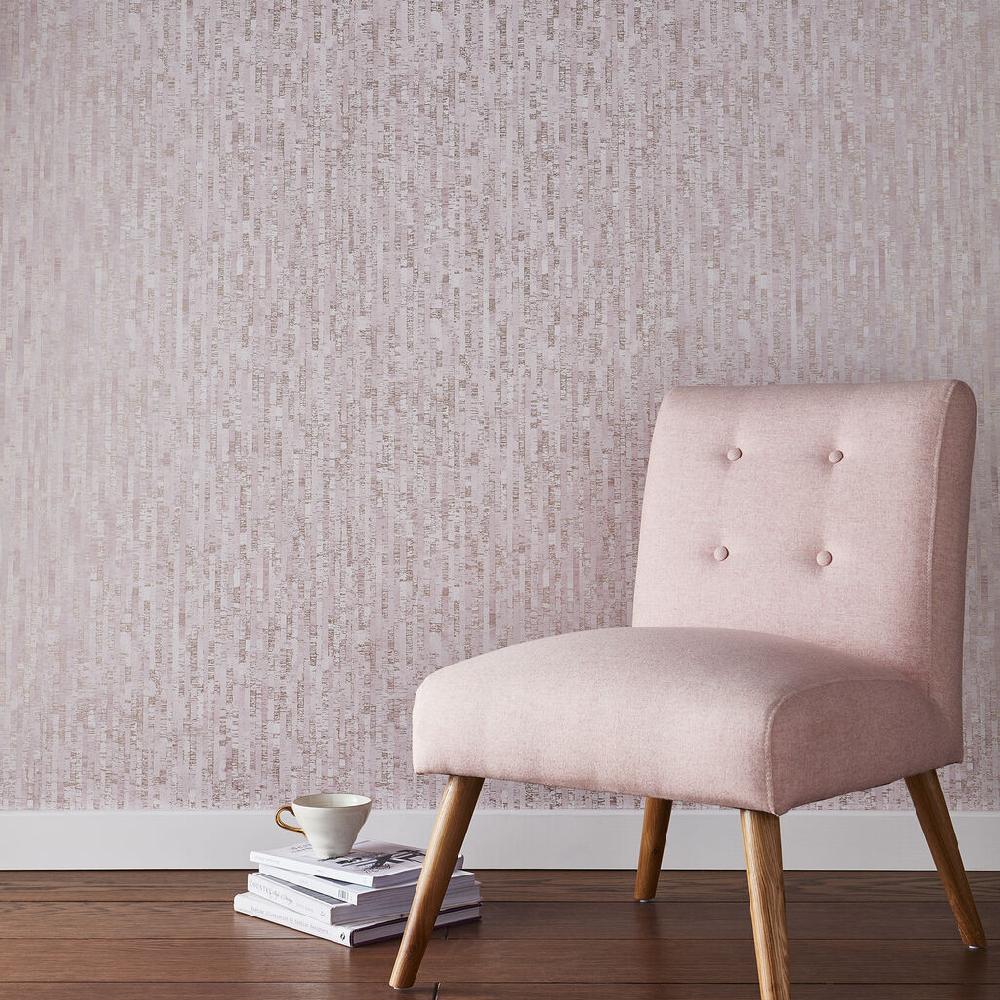 graham & brown Betula Blush & Rose Gold Wallpaper