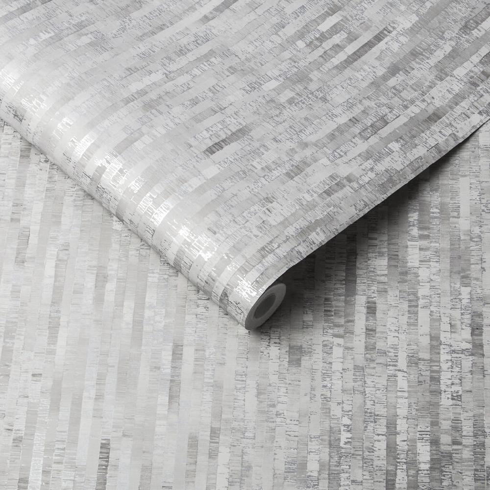 Graham & Brown Betula Silver Wallpaper