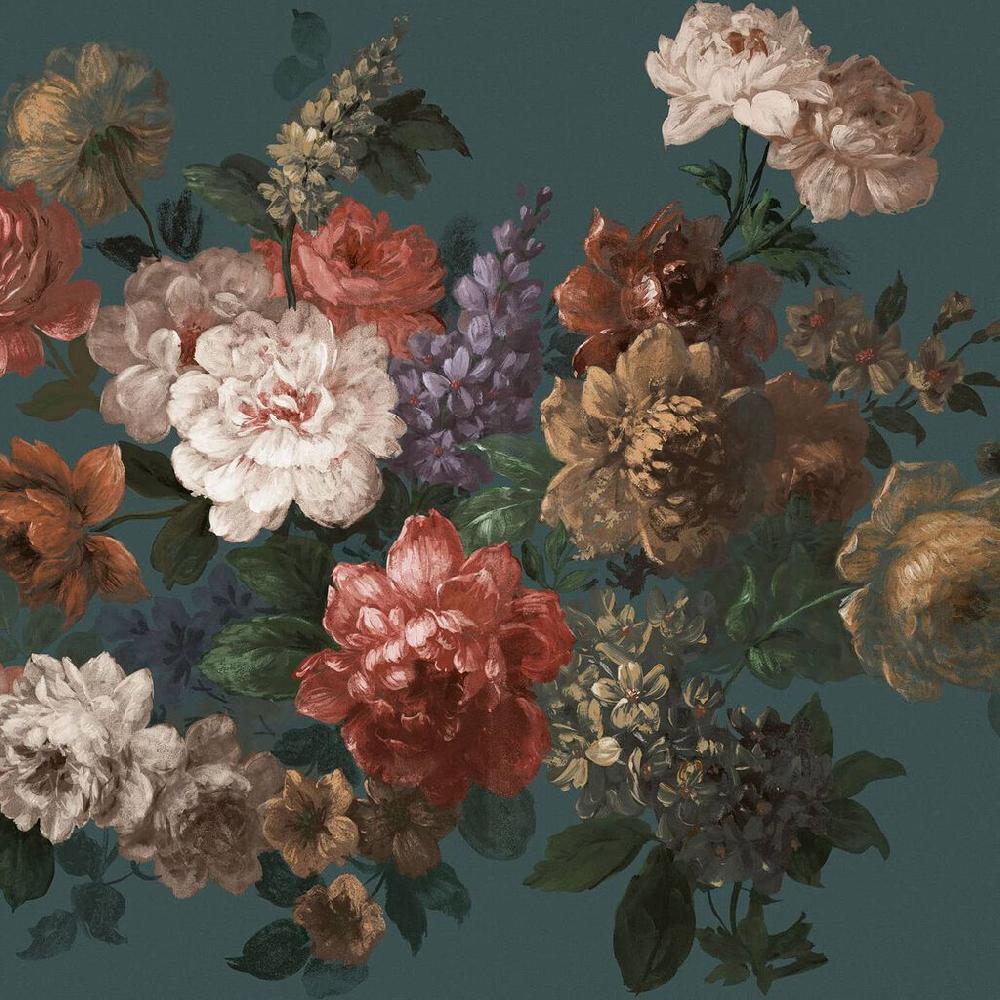 Graham & Brown Bloem Teal Bespoke Mural