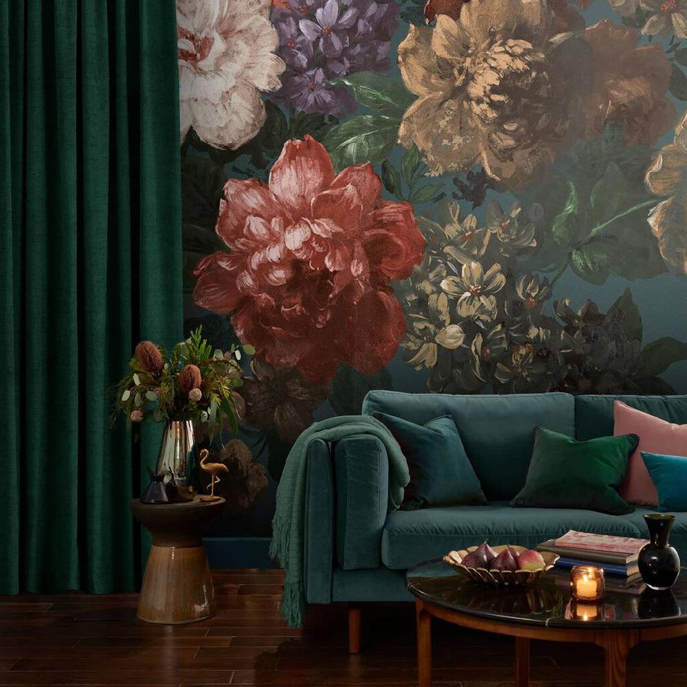 graham & brown Bloem Teal Bespoke Mural