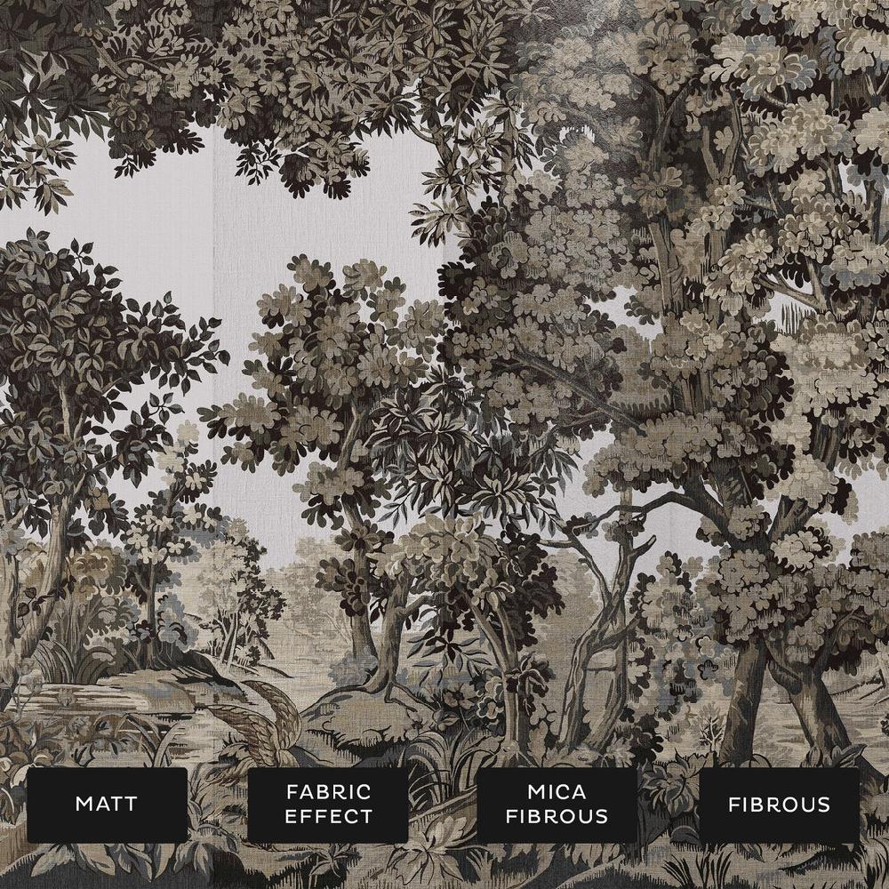 Graham & Brown Bodenham Charcoal Bespoke Mural