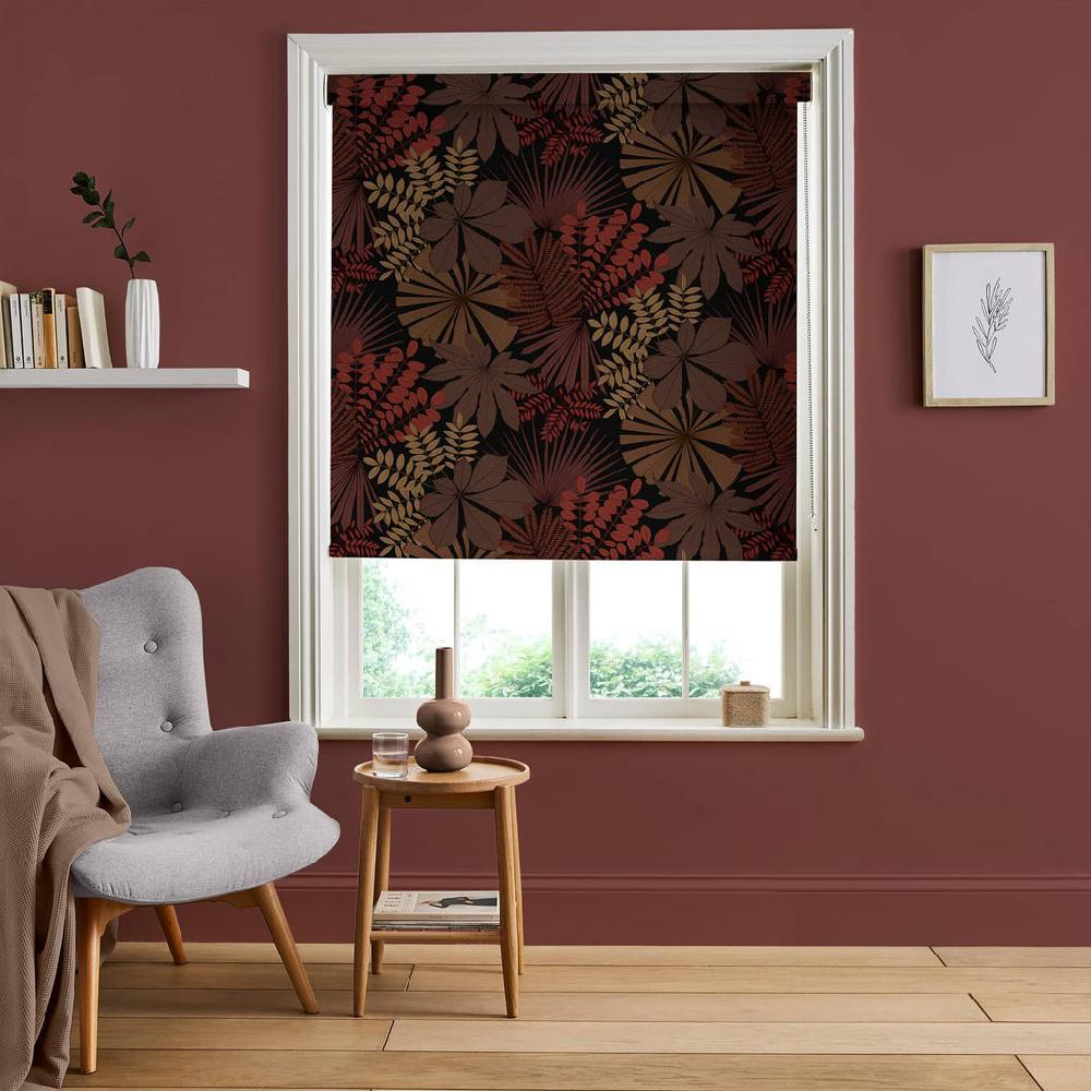 graham & brown Bohemia Alizarin Roller Shade