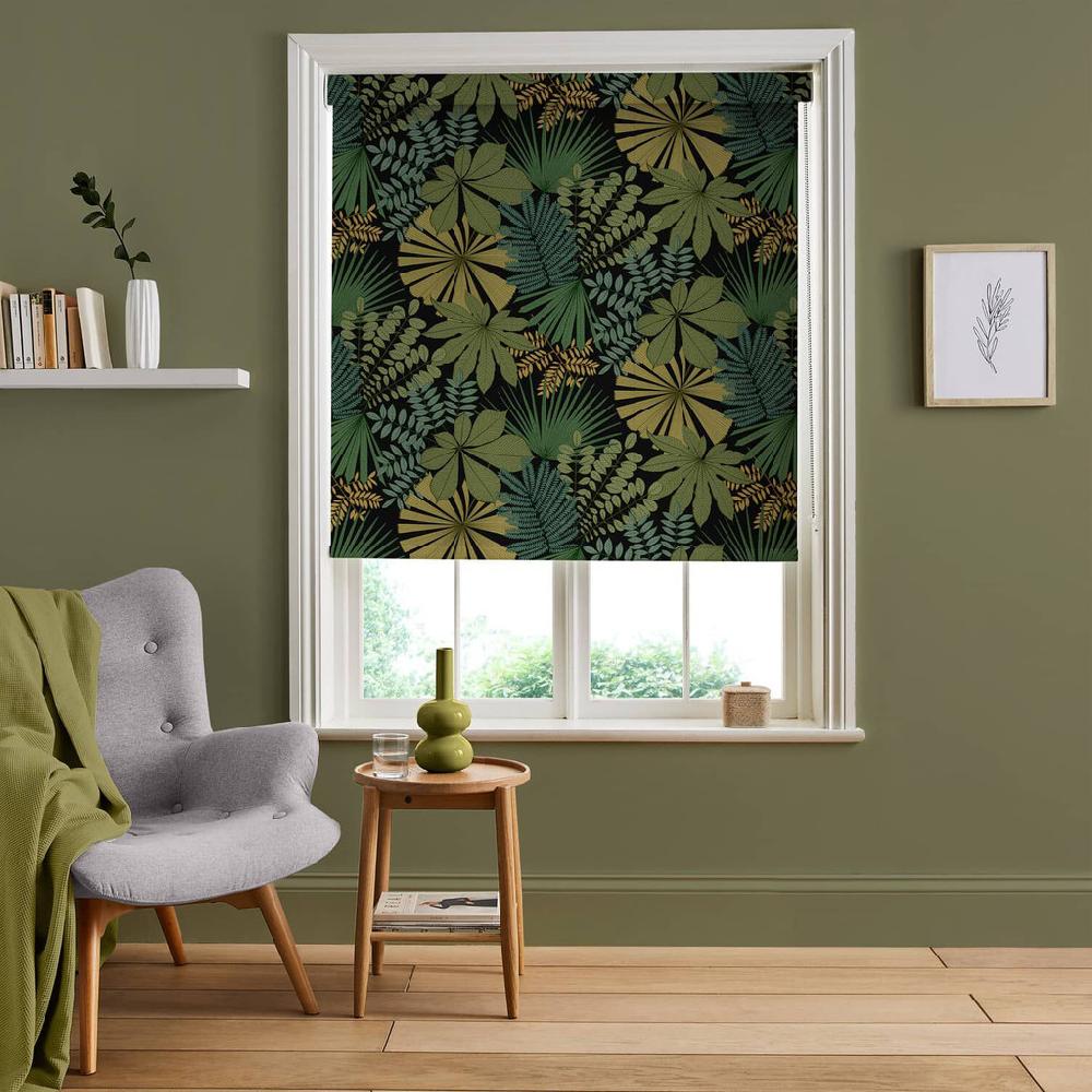graham & brown Bohemia Black Roller Shade