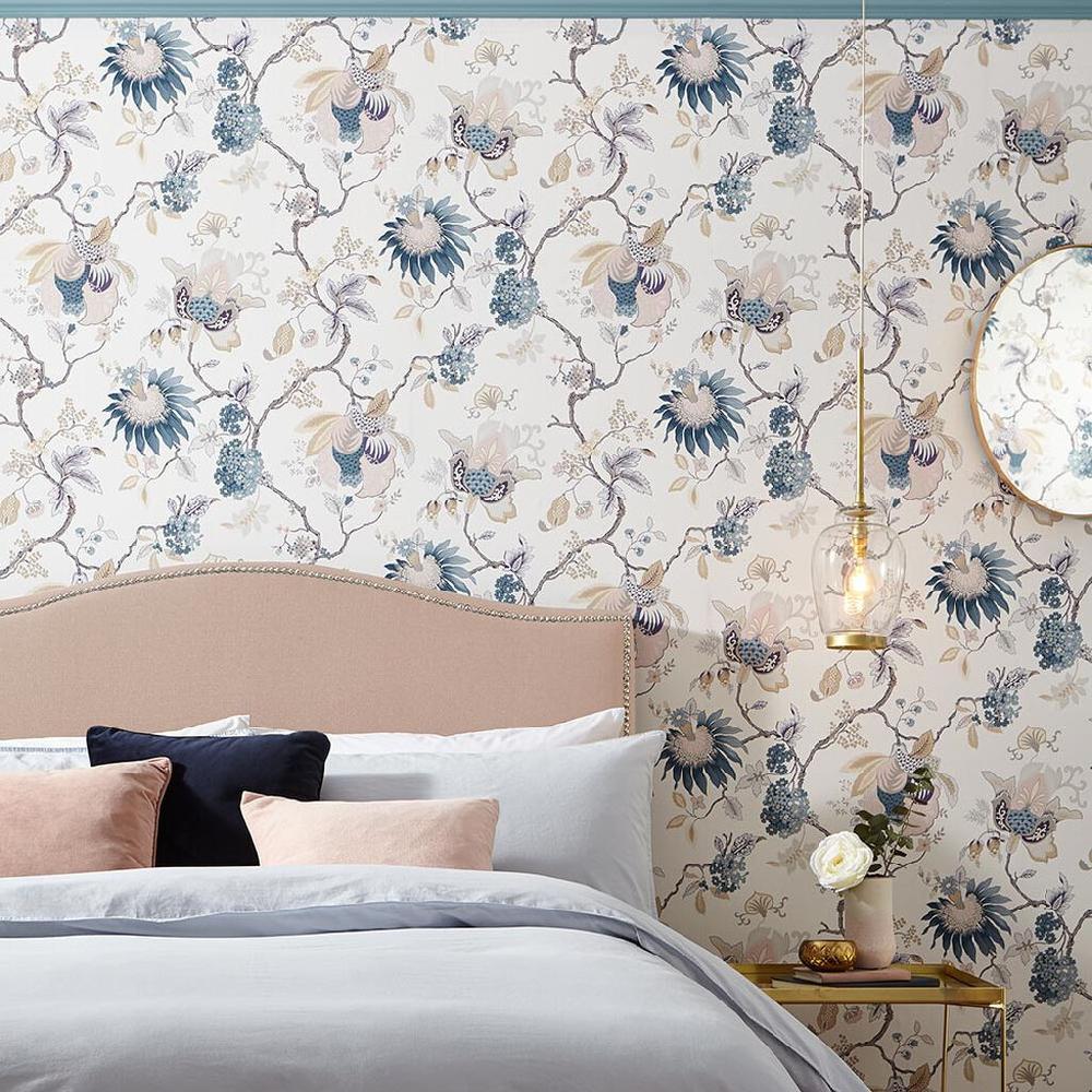 graham & brown Bordado Dusk Wallpaper