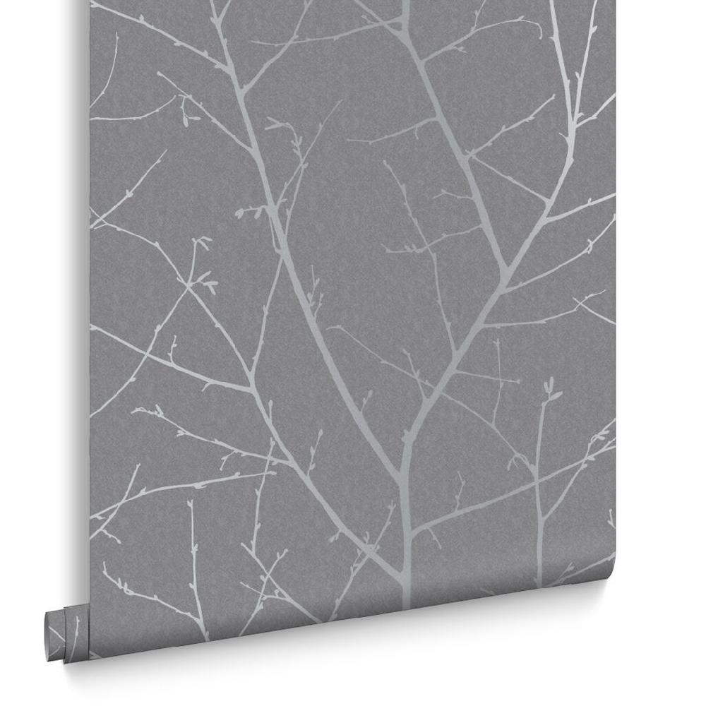 Graham & Brown Boreas Deep Gray Wallpaper