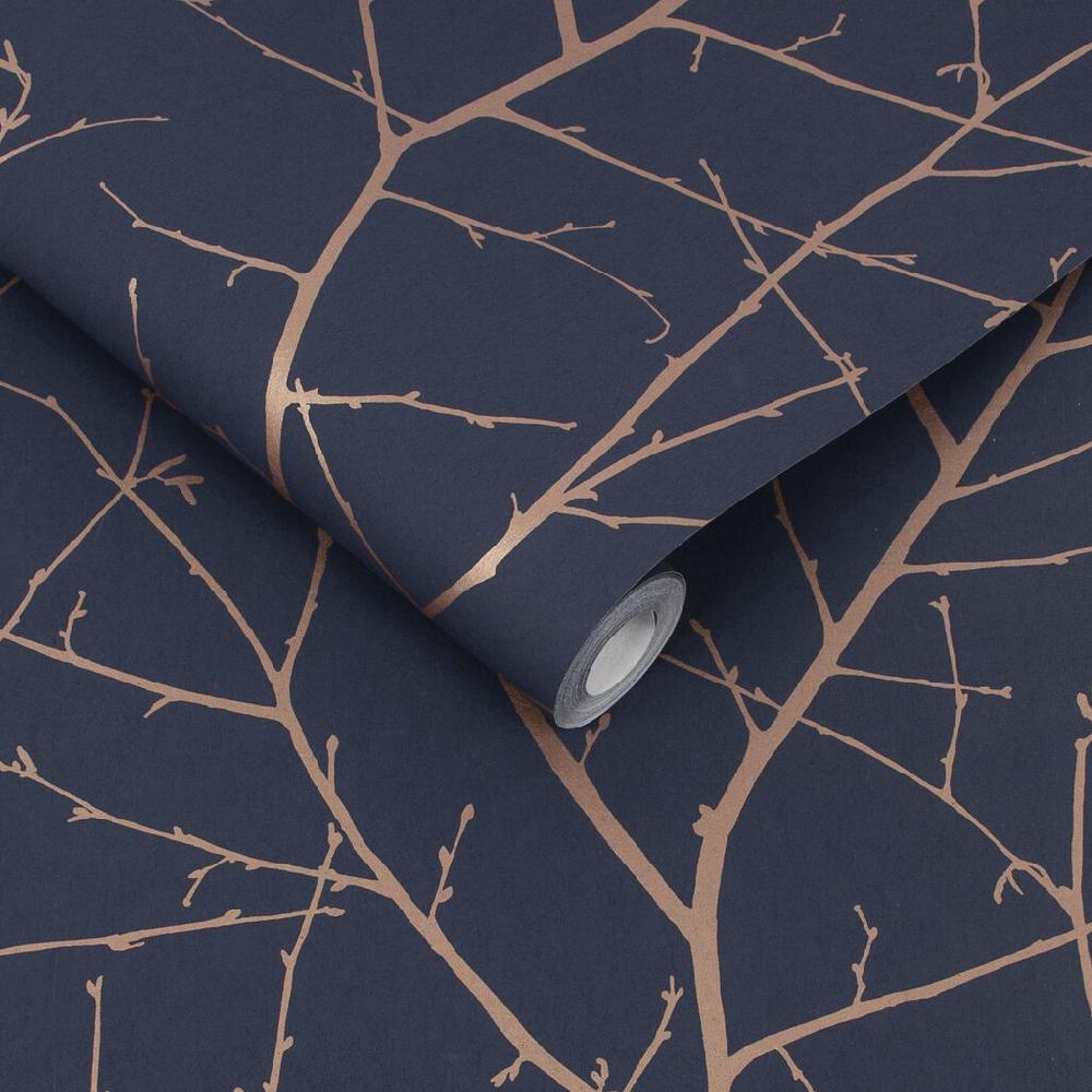Graham & Brown Boreas Midnight Wallpaper