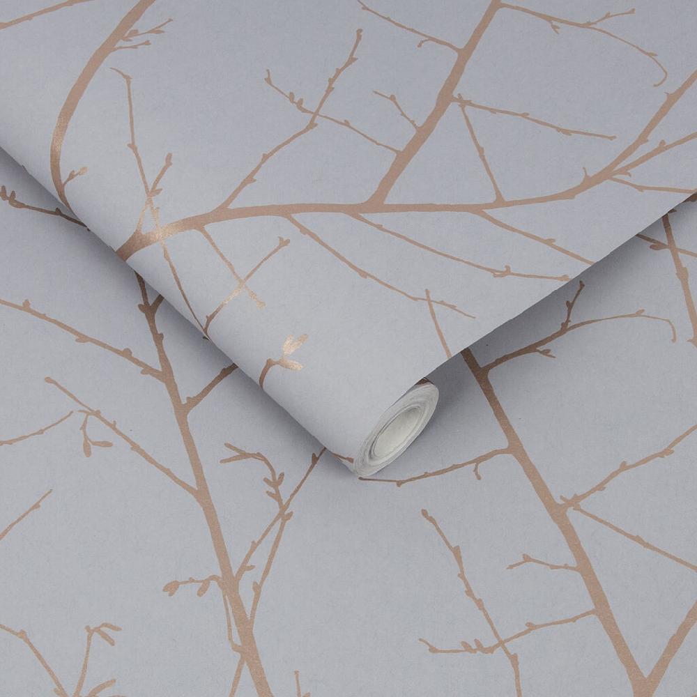 Graham & Brown Boreas Soft Gray Wallpaper