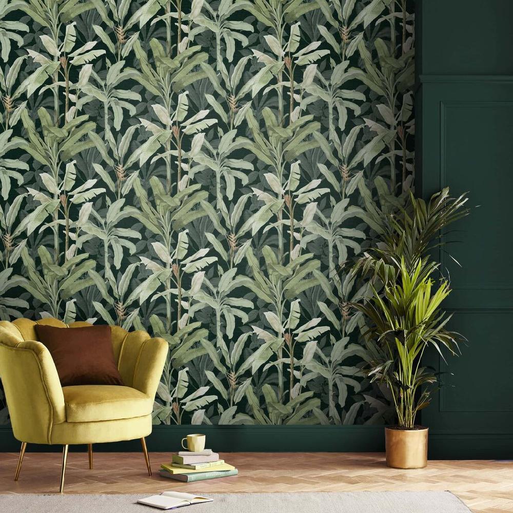 graham & brown Borneo Emerald Wallpaper