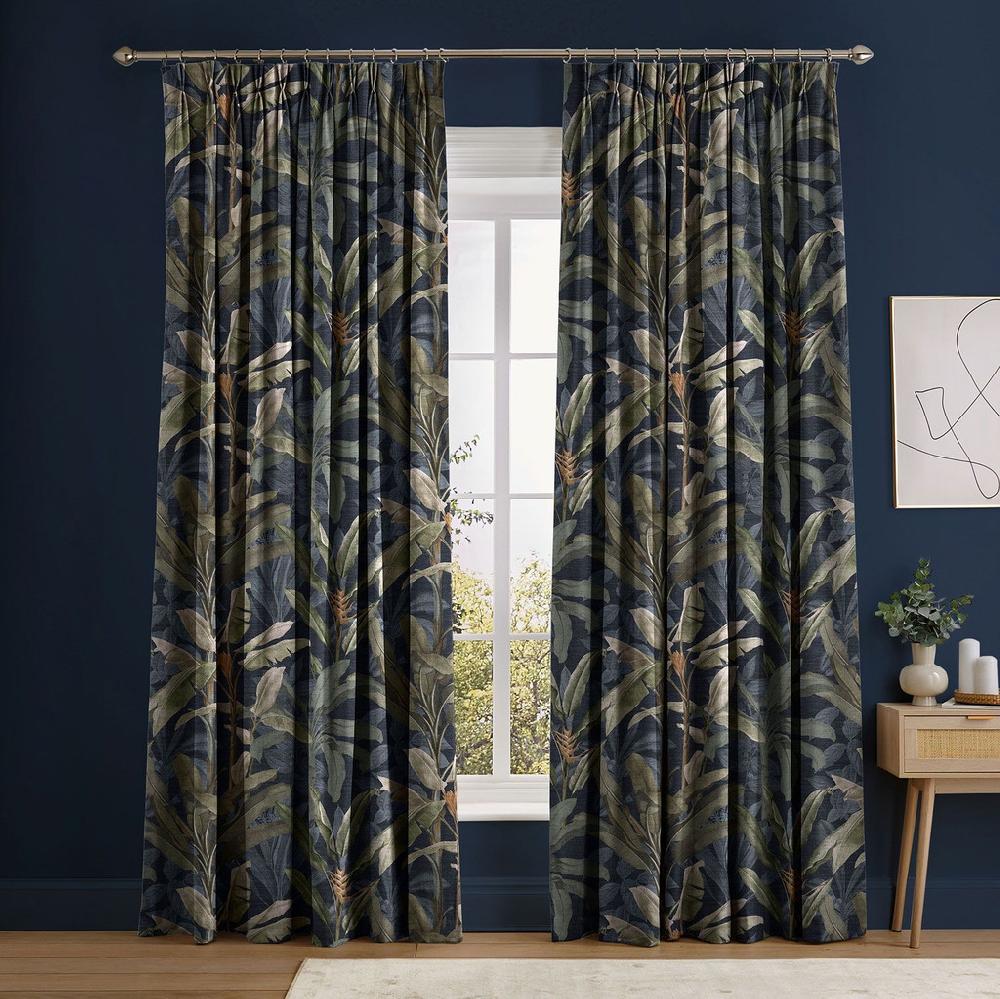 graham & brown Borneo Midnight Curtains