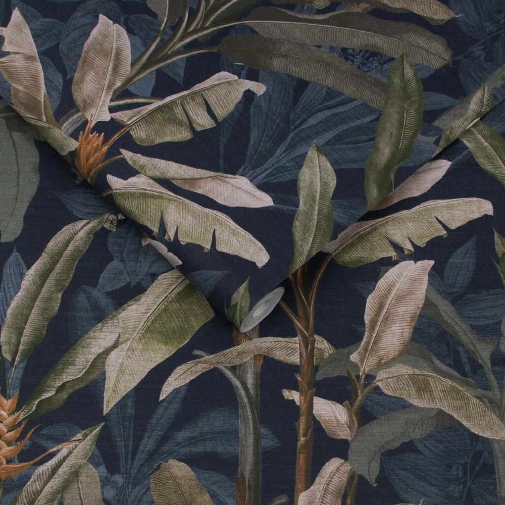 Graham & Brown Borneo Midnight Wallpaper