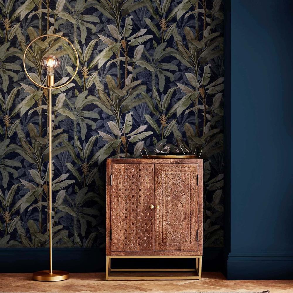 graham & brown Borneo Midnight Wallpaper
