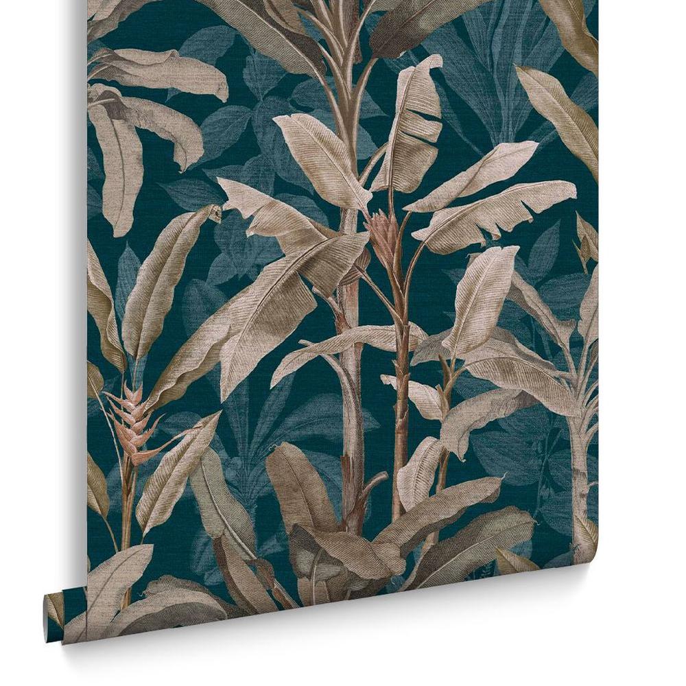 Graham & Brown Borneo Teal Wallpaper