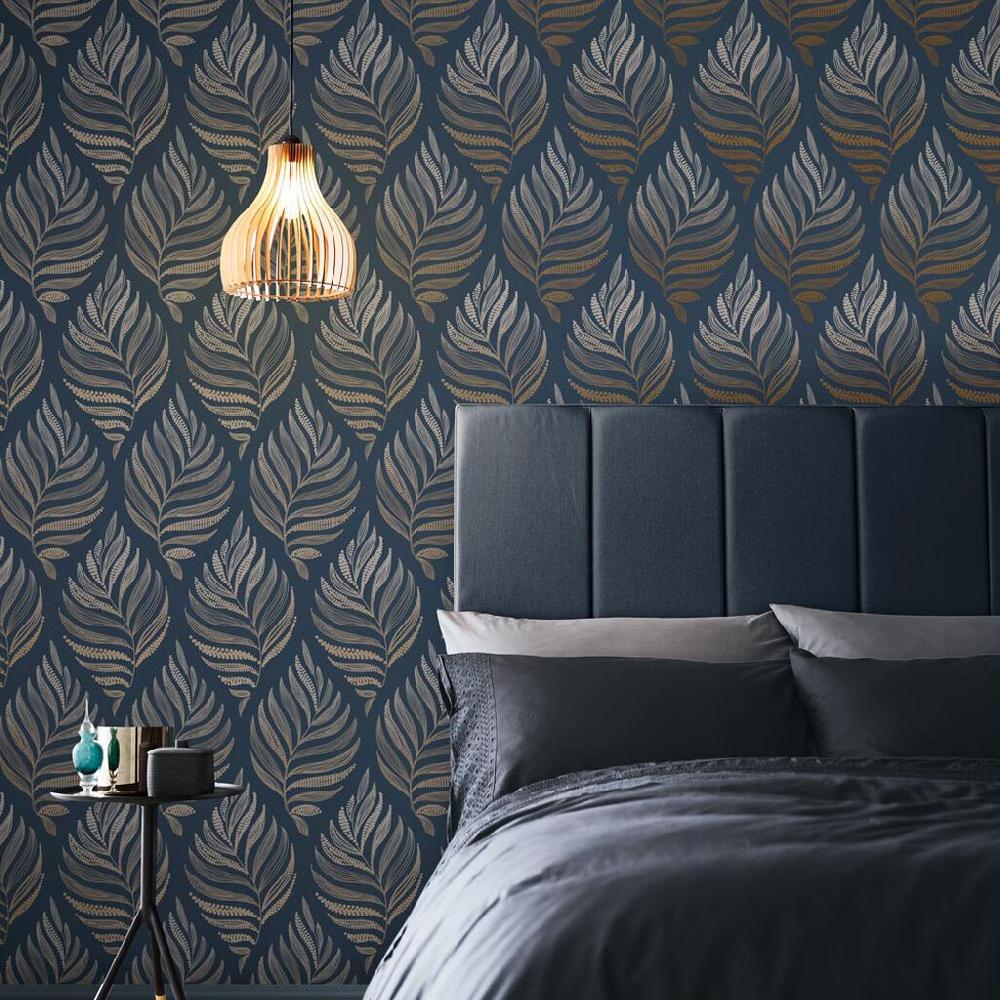 graham & brown Botanica Midnight Wallpaper