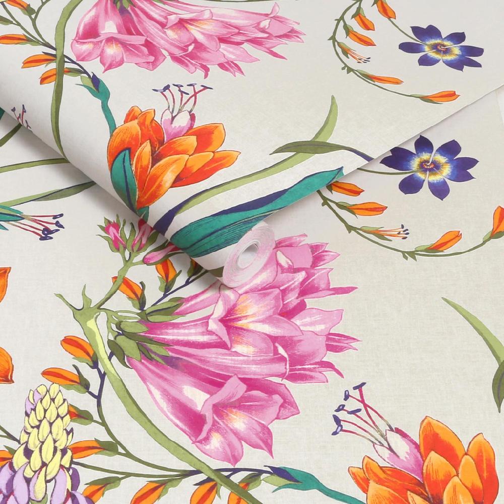 Graham & Brown Botanist's Scroll Vivant Wallpaper
