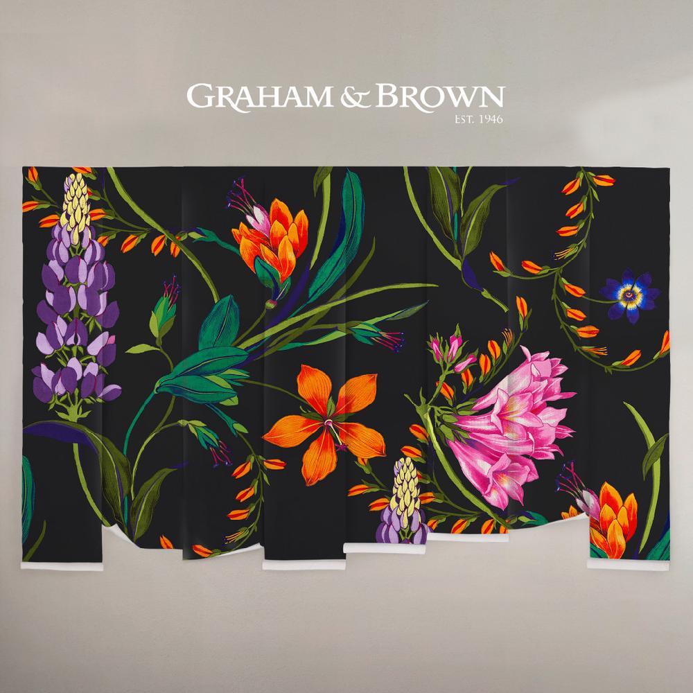 Graham & Brown Botanists Scroll Night Mural