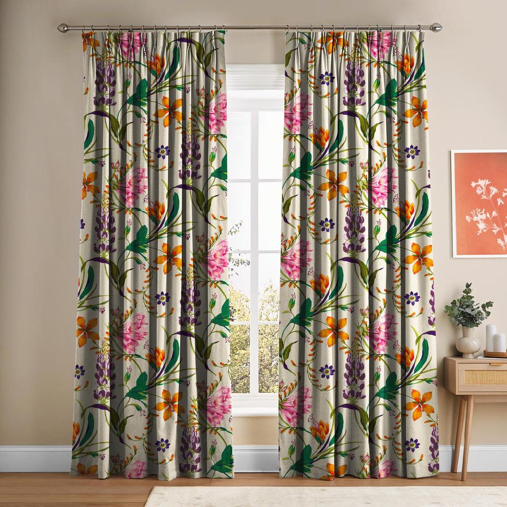 graham & brown Botanists Scroll Vivant Curtain