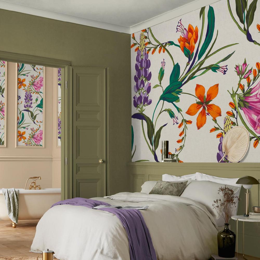 graham & brown Botanists Scroll Vivant Mural