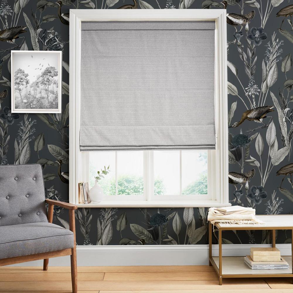 graham & brown Boucle Pearl Roman Shade