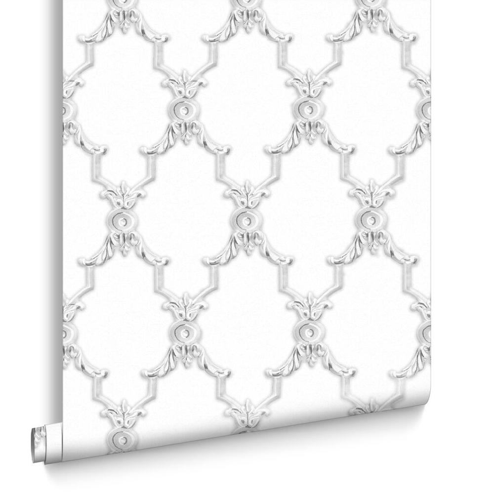 Graham & Brown Boulevardia White Wallpaper
