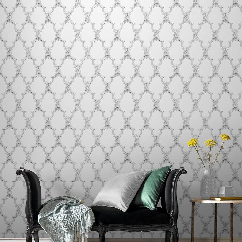 graham & brown Boulevardia White Wallpaper