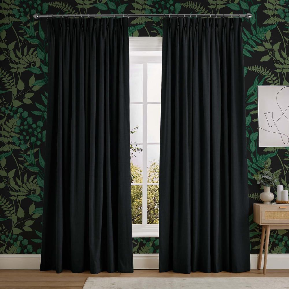 graham & brown Campanile Black Curtains