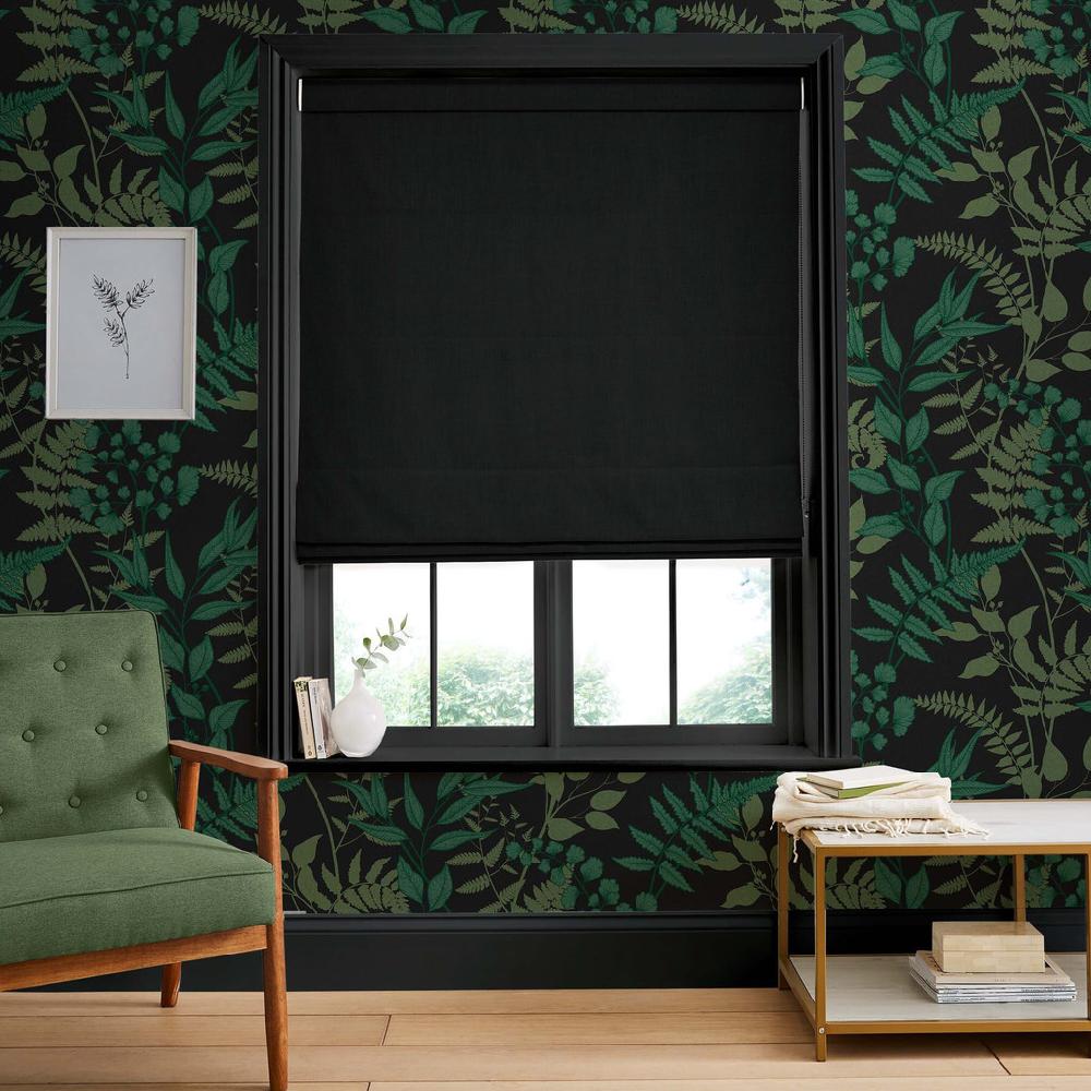 graham & brown Campanile Black Roman Shade