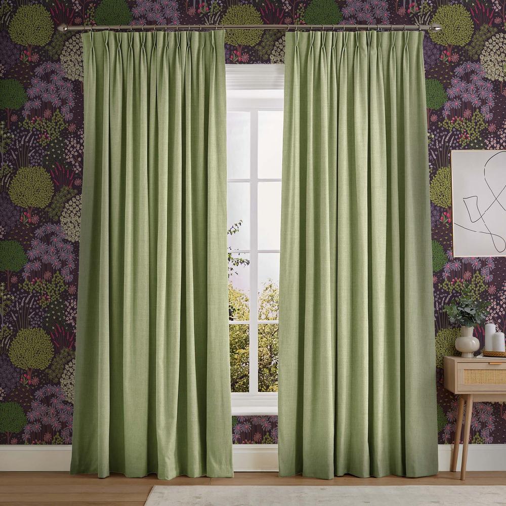 graham & brown Campanile Dusky Green Curtains