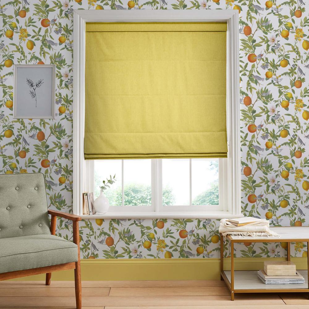 graham & brown Campanile Lemon Roman Shade