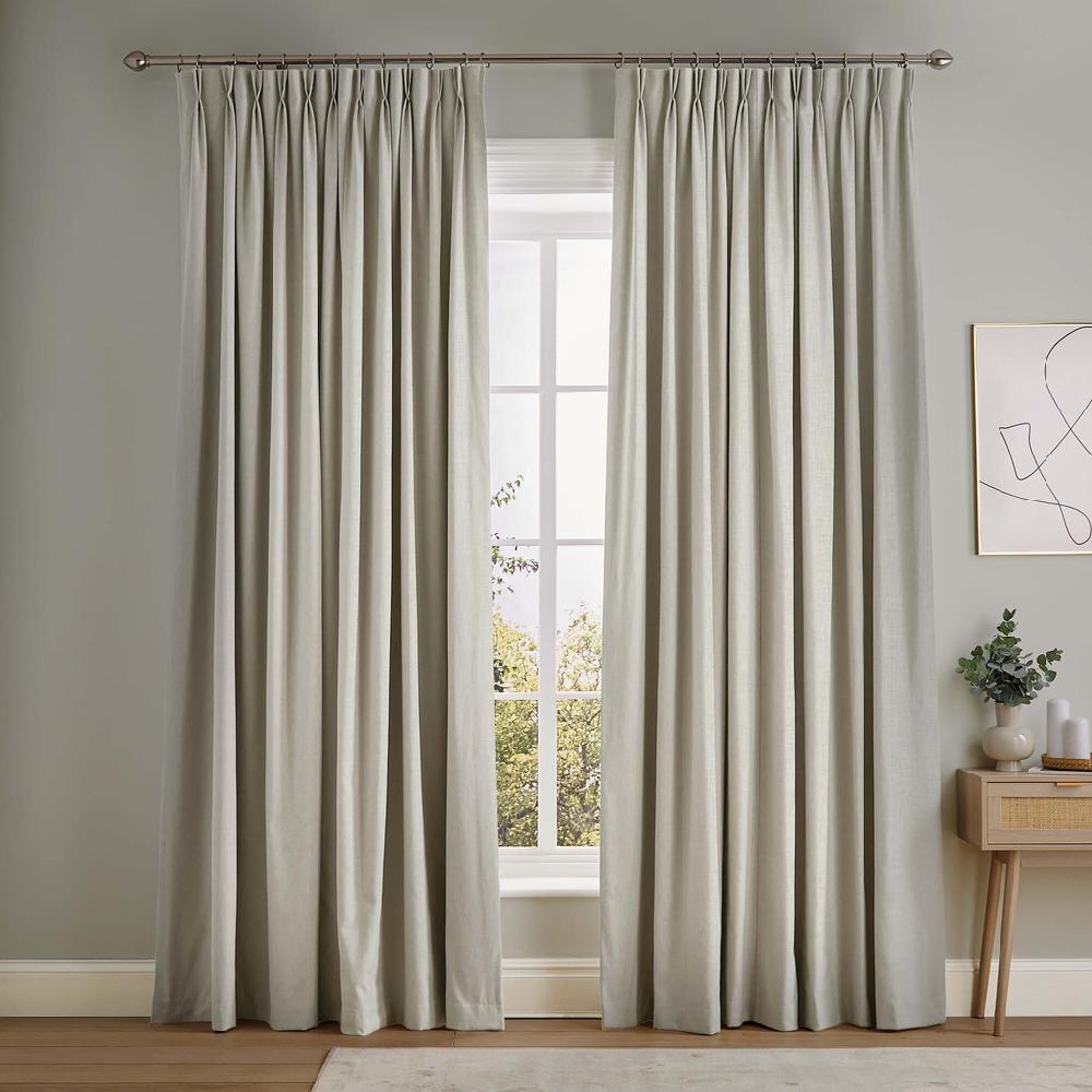 graham & brown Campanile Soft Gray Curtains