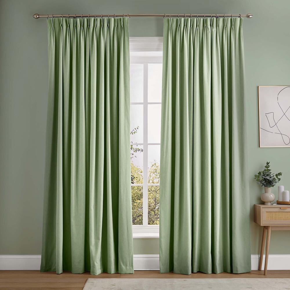 graham & brown Campanile Soft Green Curtains