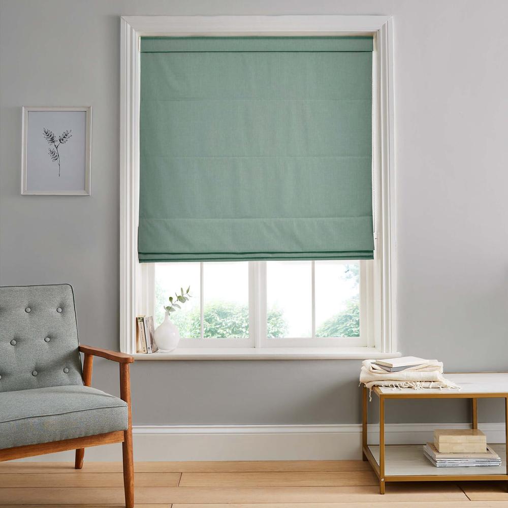 graham & brown Campanile Spring Green Roman Shade