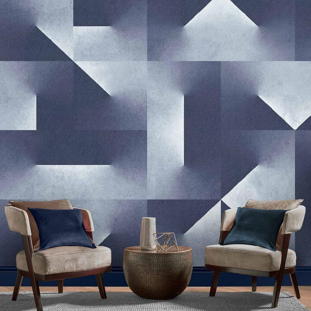 graham & brown Capture Blue Bespoke Mural